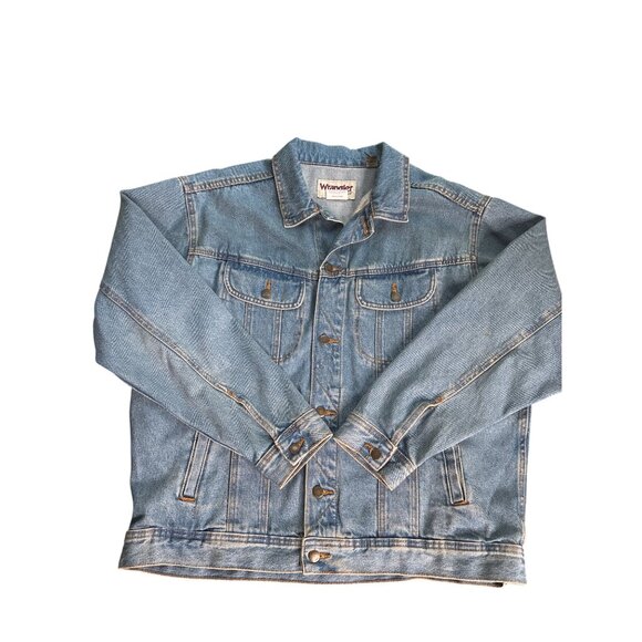 Wrangler Rugged Wear Men's Denim Cowboy Jacket XL - Picture 4 of 11